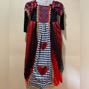 Girl’s Trish Scully Alice in Wonderland Queen of Hearts Dress size 14